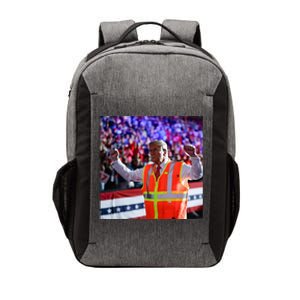 President Trump Garbage Truck Worker Vest Maga 2025 Vector Backpack