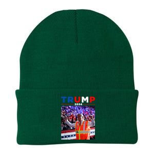 President Trump Garbage Truck Worker Vest Maga 2025 Knit Cap Winter Beanie