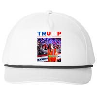 President Trump Garbage Truck Worker Vest Maga 2025 Snapback Five-Panel Rope Hat