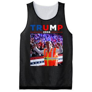 President Trump Garbage Truck Worker Vest Maga 2025 Mesh Reversible Basketball Jersey Tank