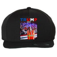 President Trump Garbage Truck Worker Vest Maga 2025 Wool Snapback Cap