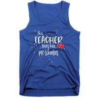 Preschool Teacher Gift Loves Her Preschooler Valentines Day Meaningful Gift Tank Top