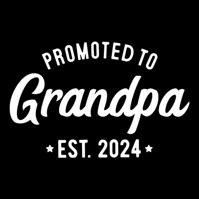 Promoted To Grandpa 2024 Soon To Be Grandfather New Grandpa T-Shirt