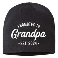 Promoted To Grandpa 2024 Soon To Be Grandfather New Grandpa Sustainable Beanie