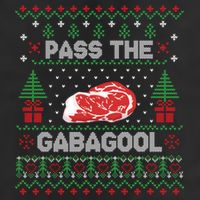 Pass The Gabagool Tacky Ugly Christmas Sweater For Women 11oz C Handle Ceramic Mug