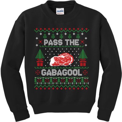 Pass The Gabagool Tacky Ugly Christmas Sweater For Women Kids Sweatshirt