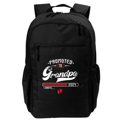 Promoted To Grandpa Est 2024 Loading Pregnancy Announcement Backpack