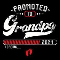 Promoted To Grandpa Est 2024 Loading Pregnancy Announcement Backpack