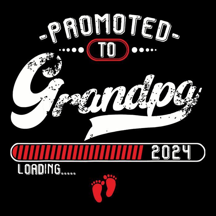 Promoted To Grandpa Est 2024 Loading Pregnancy Announcement Backpack