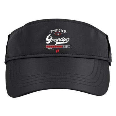 Promoted To Grandpa Est 2024 Loading Pregnancy Announcement Adult Drive Performance Visor