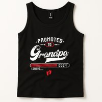 Promoted To Grandpa Est 2024 Loading Pregnancy Announcement Tank Top