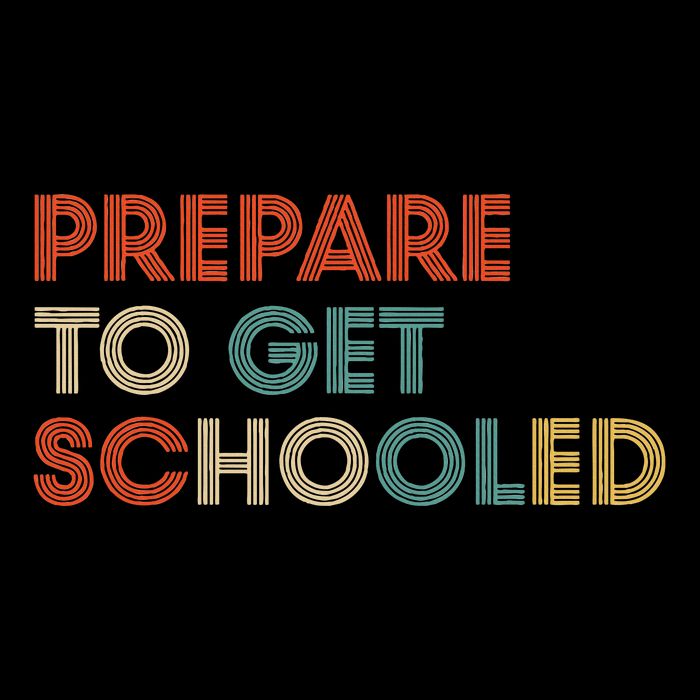 Prepare to Get Schooled Funny Back to School Teacher Sustainable Bucket Hat