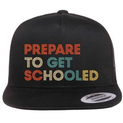 Prepare to Get Schooled Funny Back to School Teacher Flatbill Hat