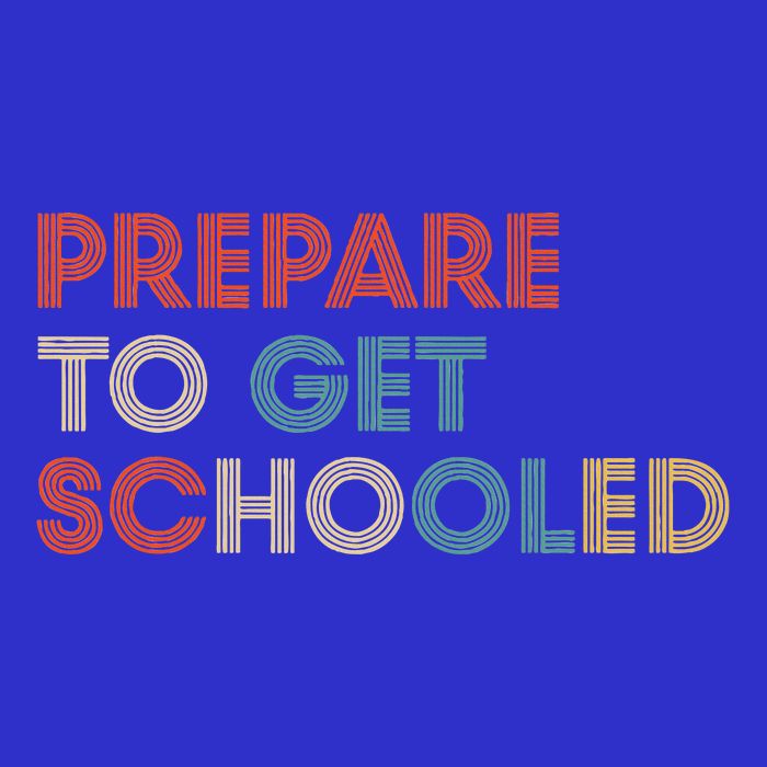 Prepare to Get Schooled Funny Back to School Teacher Apron