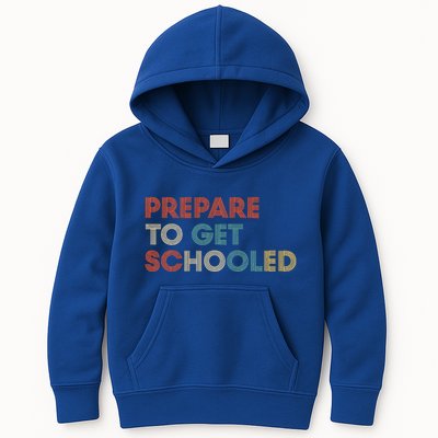 Prepare to Get Schooled Funny Back to School Teacher Kids Hoodie