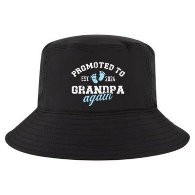 Promoted To Grandpa 2024 Again Cool Comfort Performance Bucket Hat