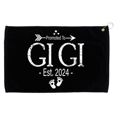 Promoted To Gigi 2024 New Mother Pregnancy Announcement Grommeted Golf Towel