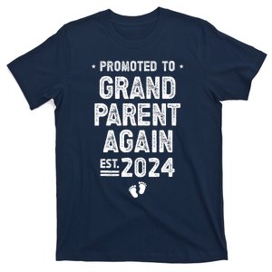 Promoted To Grandparents Again 2024 Soon To Be Grandparents T-Shirt