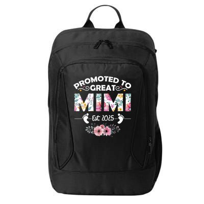 Promoted To Great Mimi Est 2025 First Time Mimi City Backpack