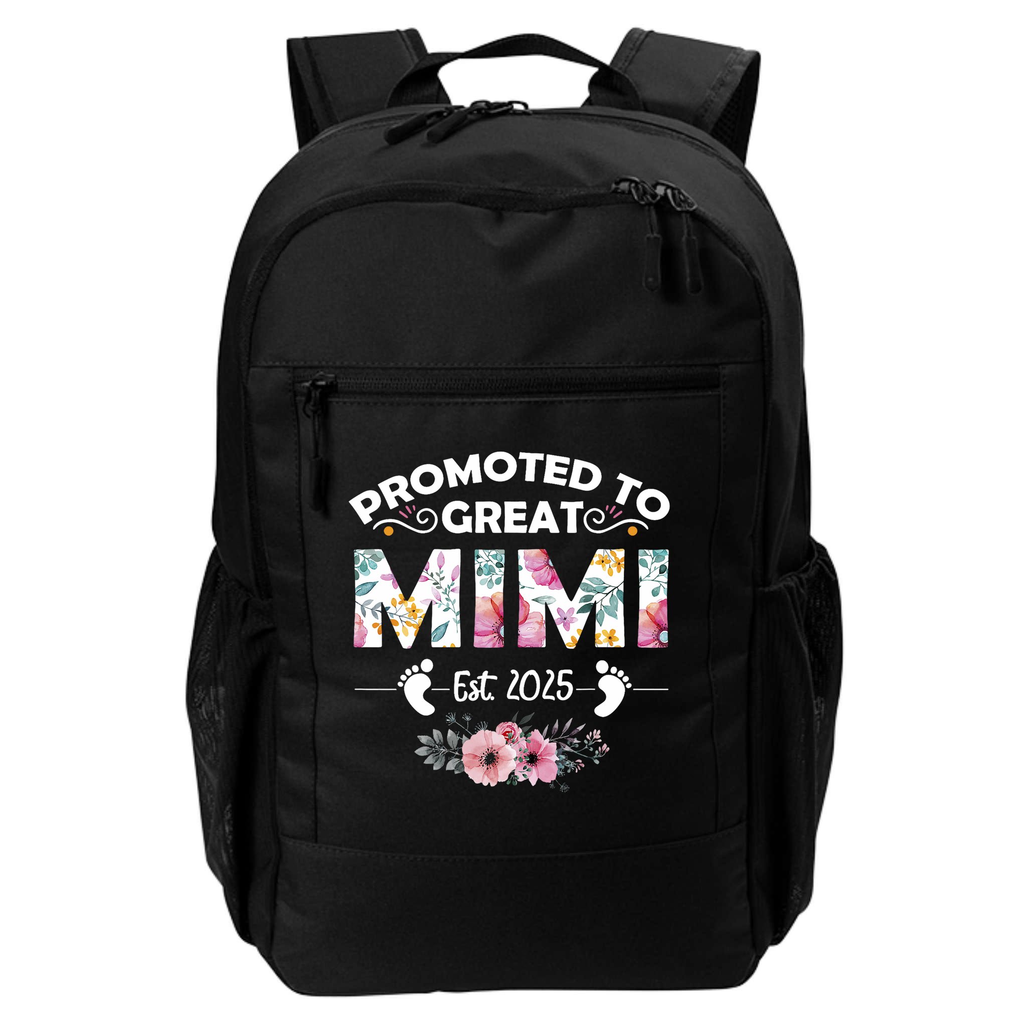 Promoted To Great Mimi Est 2025 First Time Mimi Backpack