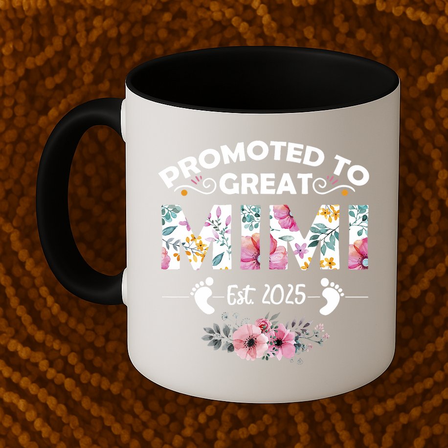 Promoted To Great Mimi Est 2025 First Time Mimi Mug