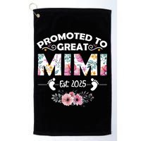 Promoted To Great Mimi Est 2025 First Time Mimi Golf Towel
