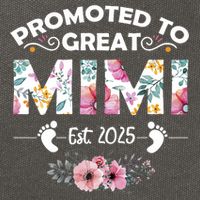 Promoted To Great Mimi Est 2025 First Time Mimi Cotton Canvas Backpack