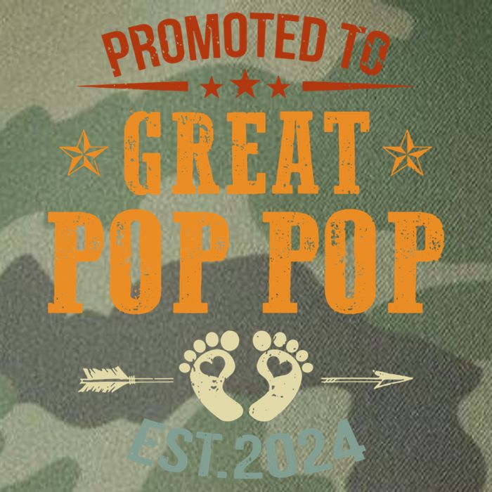 Promoted To Great Pop Pop Est 2024 Soon To Be Pop Pop Cool Gift Legacy Tie Dye Trucker Hat