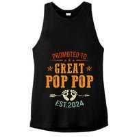 Promoted To Great Pop Pop Est 2024 Soon To Be Pop Pop Cool Gift Ladies PosiCharge Tri-Blend Wicking Tank