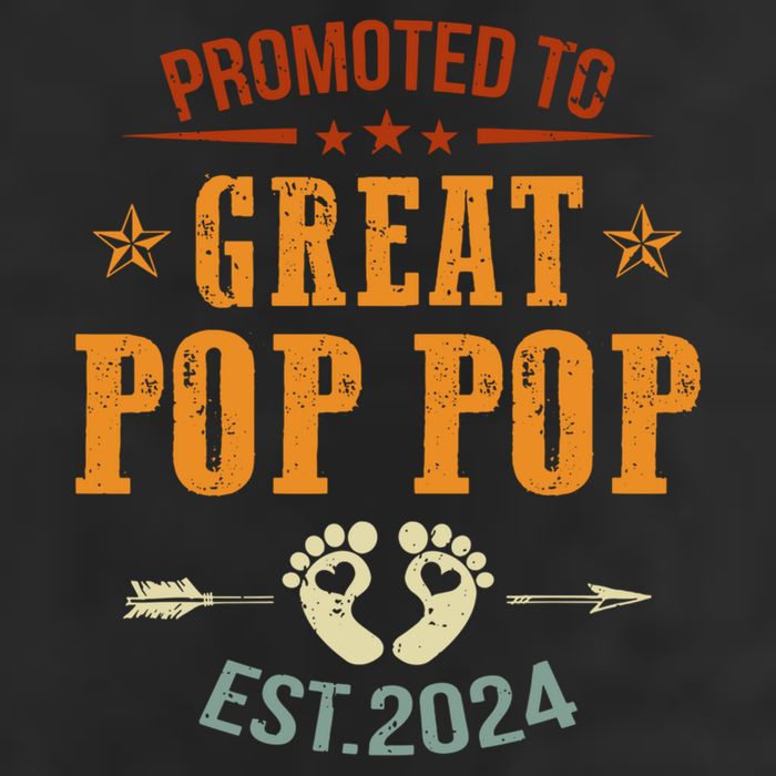 Promoted To Great Pop Pop Est 2024 Soon To Be Pop Pop Cool Gift Cool Comfort Performance Bucket Hat