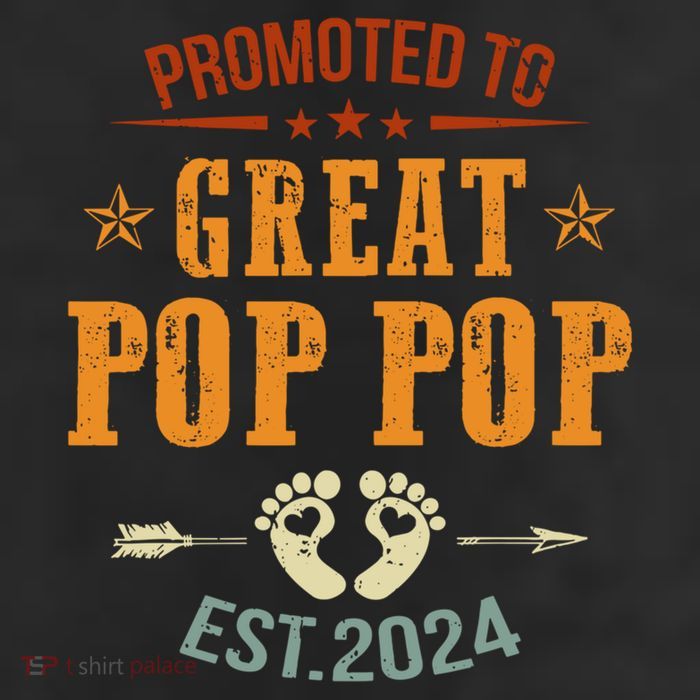 Promoted To Great Pop Pop Est 2024 Soon To Be Pop Pop Cool Gift Beanie