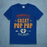 Promoted To Great Pop Pop Est 2024 Soon To Be Pop Pop Cool Gift T-Shirt