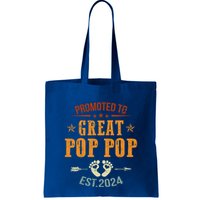 Promoted To Great Pop Pop Est 2024 Soon To Be Pop Pop Cool Gift Bag