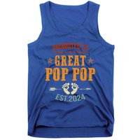 Promoted To Great Pop Pop Est 2024 Soon To Be Pop Pop Cool Gift Tank Top