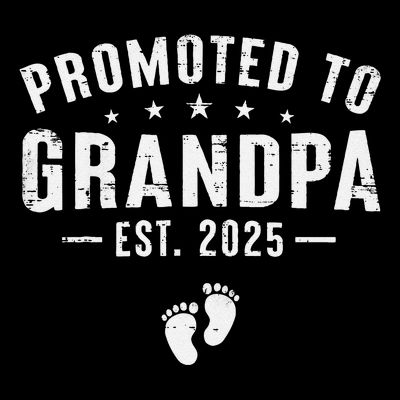 Promoted To Grandpa 2025 Soon To Be Grandfather New Grandpa Gift T-Shirt