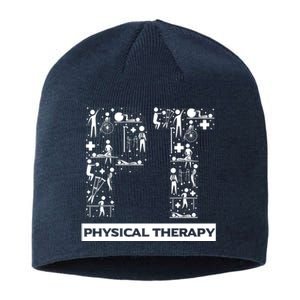 Physical Therapy Gait Training Physiotherapy Therapist Gift Sustainable Beanie