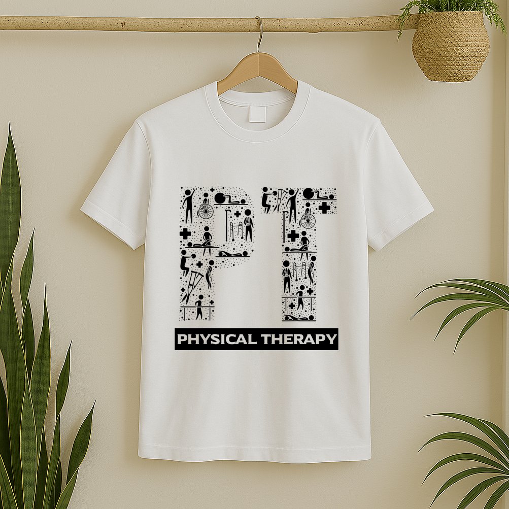 Physical Therapy Gait Training Physiotherapy Therapist Gift T-Shirt
