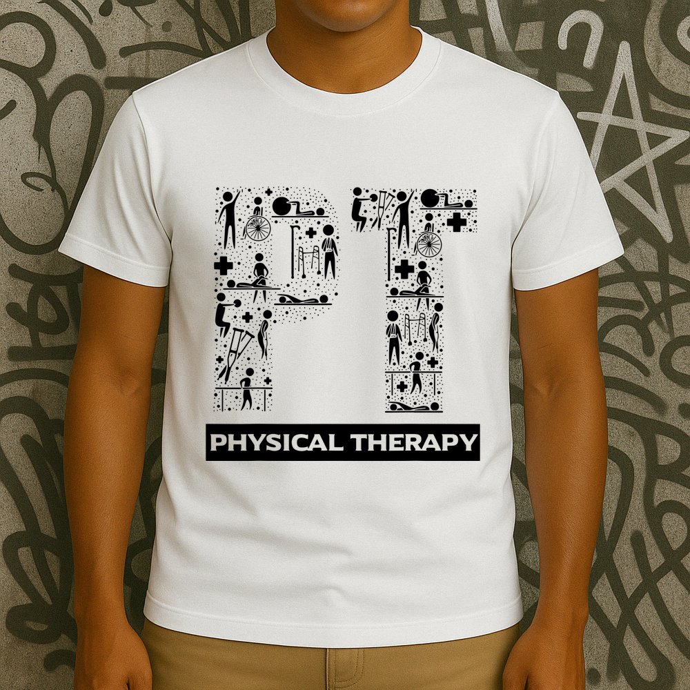 Physical Therapy Gait Training Physiotherapy Therapist Gift T-Shirt