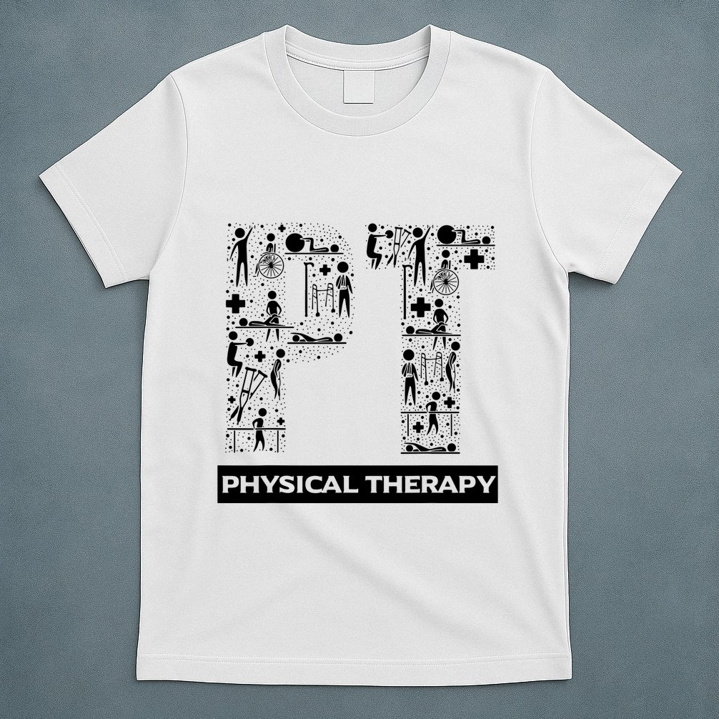 Physical Therapy Gait Training Physiotherapy Therapist Gift T-Shirt