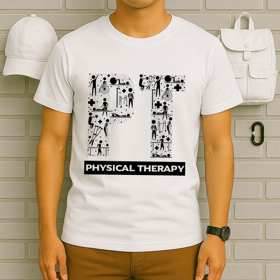 Physical Therapy Gait Training Physiotherapy Therapist Gift T-Shirt