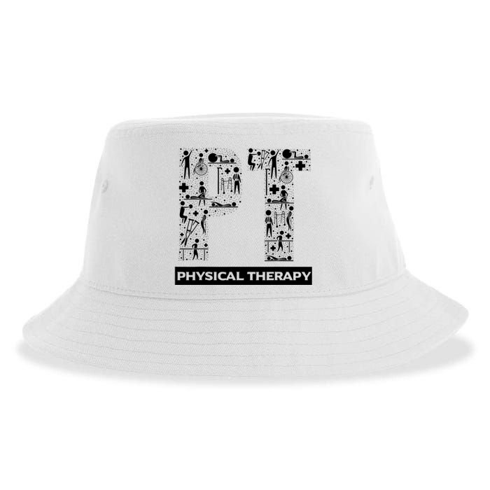 Physical Therapy Gait Training Physiotherapy Therapist Gift Sustainable Bucket Hat