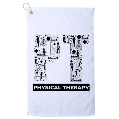 Physical Therapy Gait Training Physiotherapy Therapist Gift Golf Towel