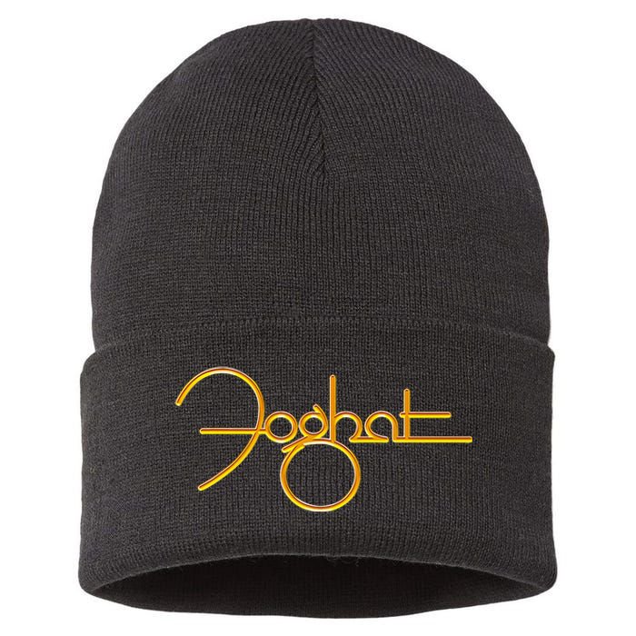 Perfect Typography Gold Text S By Name Band Sustainable Knit Beanie