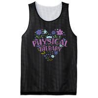 Physical Therapy Gift Love PT Physical Therapist Healthcare Mesh Reversible Basketball Jersey Tank