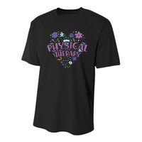 Physical Therapy Gift Love PT Physical Therapist Healthcare Youth Performance Sprint T-Shirt