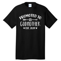 Promoted To Godmother Est. 2024 Future Godmother Tall T-Shirt