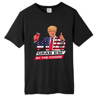 President Trump Grab Em' Funny President Quote Xmas Gift Tall Fusion ChromaSoft Performance T-Shirt