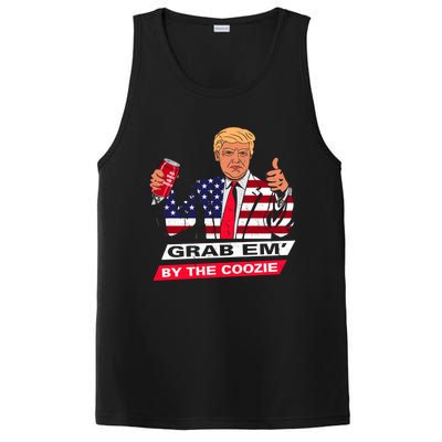 President Trump Grab Em' Funny President Quote Xmas Gift PosiCharge Competitor Tank