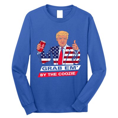 President Trump Grab Em' Funny President Quote Xmas Gift Long Sleeve Shirt