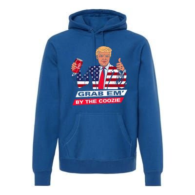 President Trump Grab Em' Funny President Quote Xmas Gift Premium Hoodie